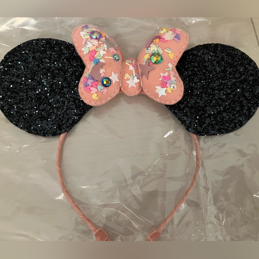 Rolly Polly Boutique Disney Mouse Ears Pink Sequin